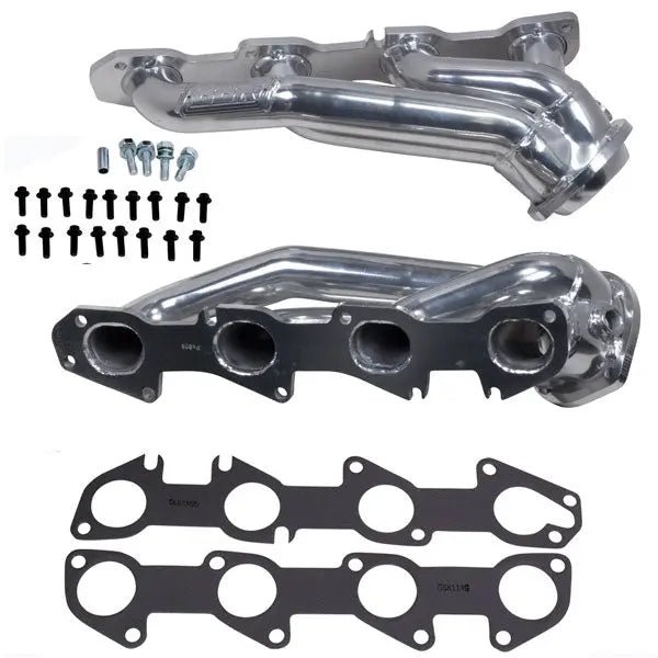 Dodge Challenger Charger 5.7 Hemi 1-3/4 Shorty Exhaust Headers Polished Silver Ceramic 09-24