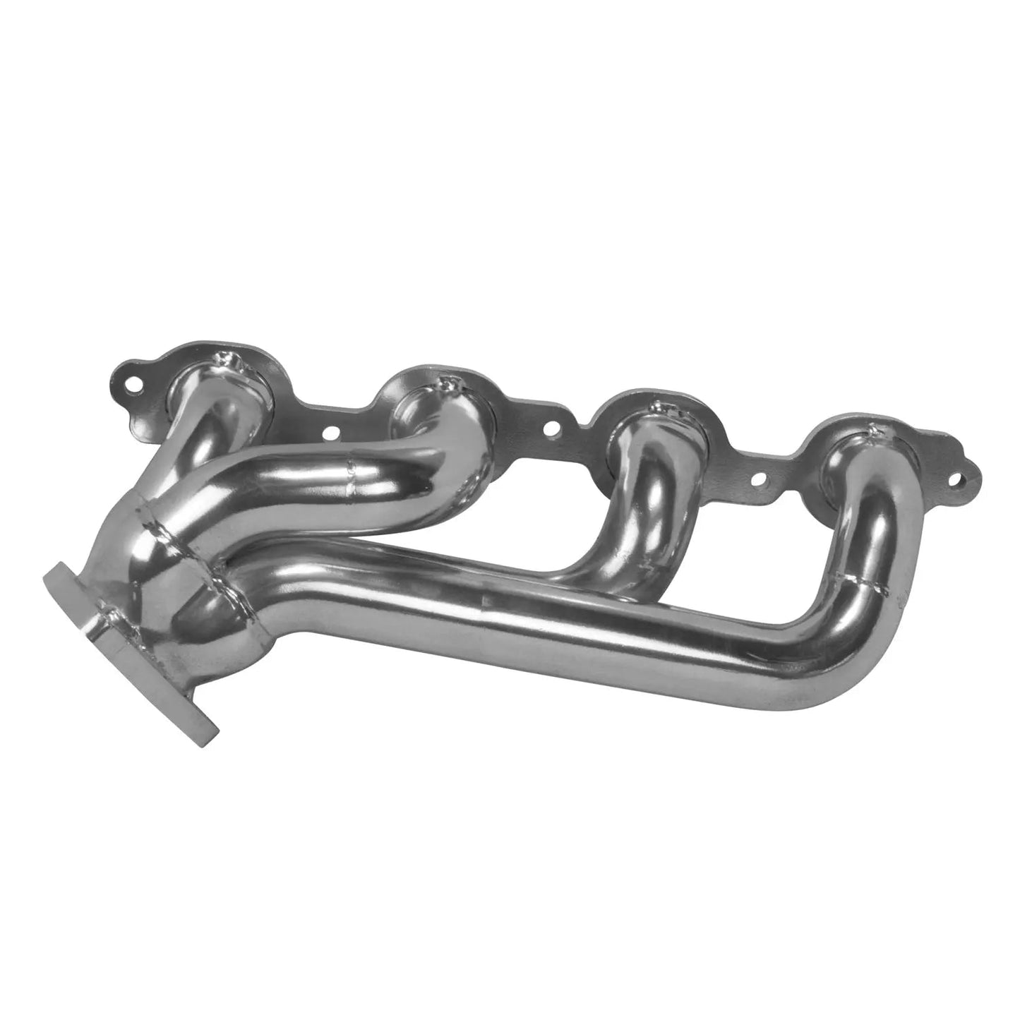 Chevrolet GM Truck 5.3 6.2 1-3/4 Shorty Exhaust Headers Polished Silver Ceramic 14-18