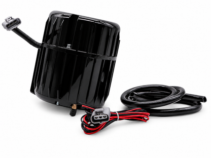 Granatelli 12V Electric Brake Booster Vacuum Pump System – Black Enclosure – 410101B