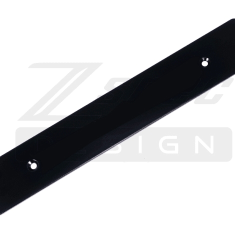 ZSPEC Front Bumper Plate for the JSPEC '90-99 Nissan Z32 300zx Fascia, Powder-Coated Billet