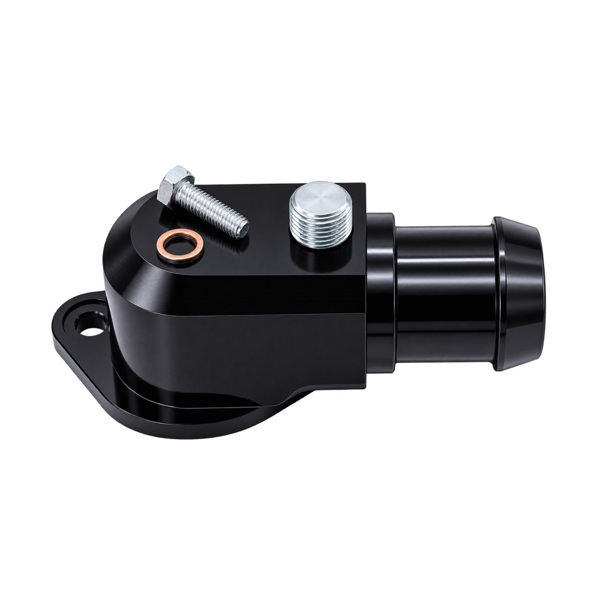 Granatelli Jeep Trackhawk / Ram TRX / Dodge Durango Hellcat 6.2L Black Billet Thermostat Housing w/ 180°F Thermostat – 430180B