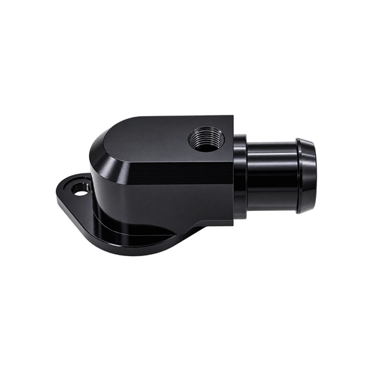 Granatelli 2018–2021 Jeep Grand Cherokee 6.2L Black Billet High-Flow Thermostat Housing – 431000B