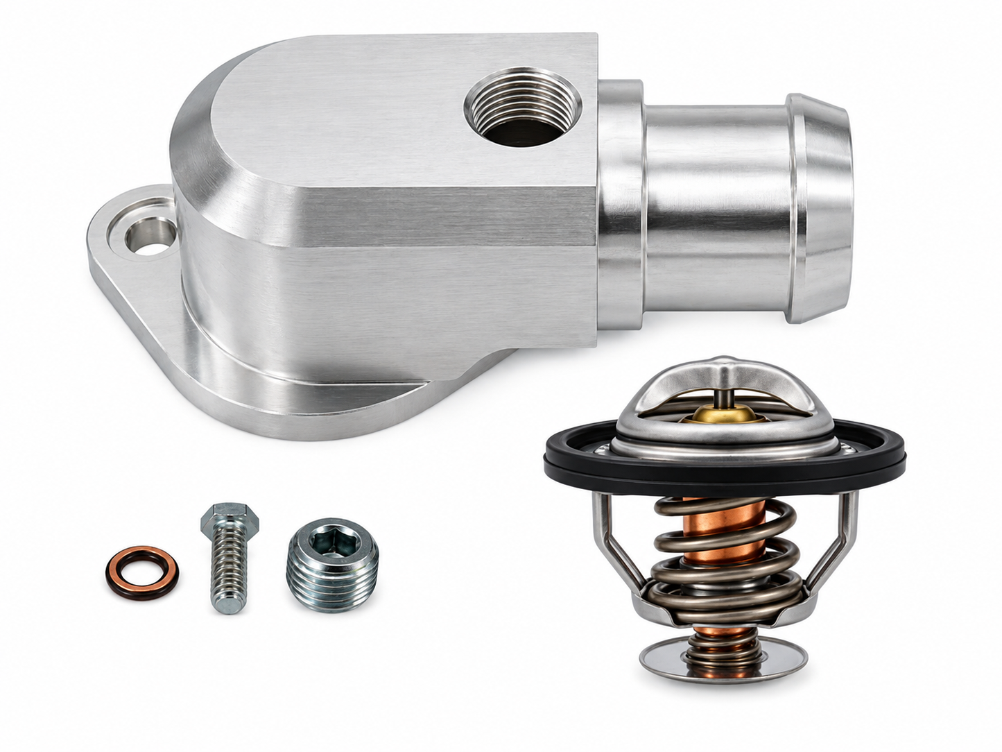Granatelli Jeep Trackhawk / Dodge Durango Hellcat / Ram 1500 6.2L Billet Thermostat Housing w/ 180°F Thermostat – 430180