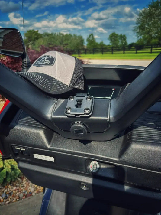 Honda Helix Steering Wheel Phone & GPS Mount – 3D Printed PETG, Power Port Ready, Custom Scooter Accessory