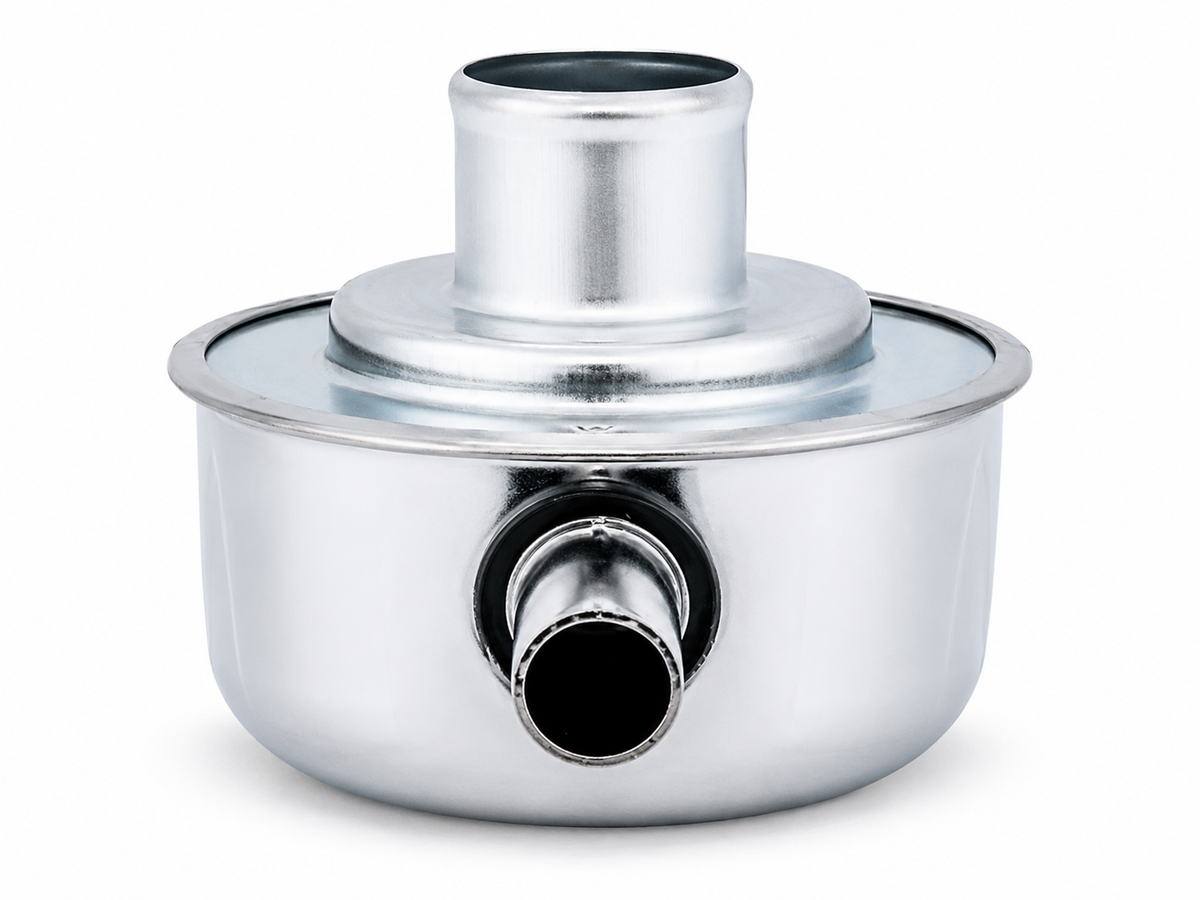 Granatelli 1/2" PCV Tube Push-In Chrome Steel Valve Cover Breather – 451004