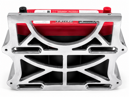 Granatelli OPTIMA 9010-044 6V Natural Billet Aluminum Battery Tray Kit – 452200