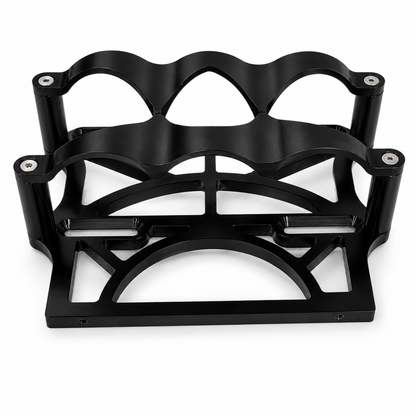 Granatelli OPTIMA 9010-044 6V Black Anodized Billet Aluminum Battery Tray Kit – 452200B