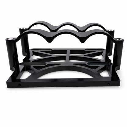 Granatelli OPTIMA 9010-044 6V Black Anodized Billet Aluminum Battery Tray Kit – 452200B