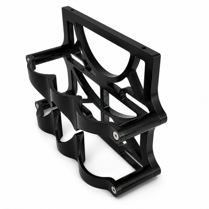 Granatelli OPTIMA 9010-044 6V Black Anodized Billet Aluminum Battery Tray Kit – 452200B