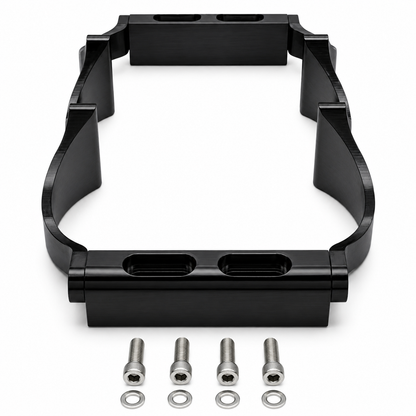 Granatelli OPTIMA Series 34/78 12V Black Anodized Billet Aluminum Battery Tray Kit – 452212B