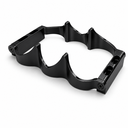 Granatelli OPTIMA Series 34/78 12V Black Anodized Billet Aluminum Battery Tray Kit – 452212B