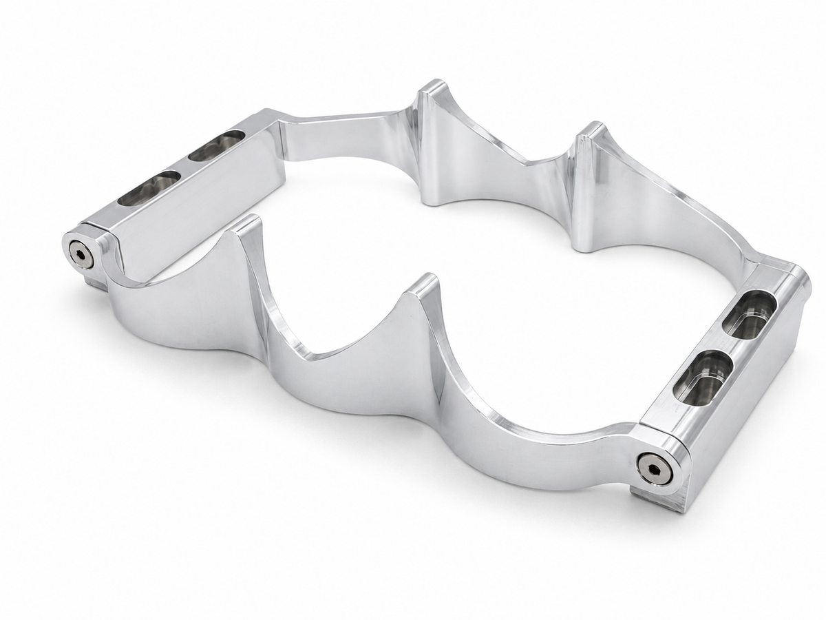 Granatelli OPTIMA Series 34/78 12V Natural Billet Aluminum Battery Tray Kit – 452212