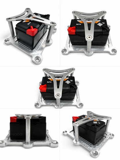 Granatelli NOCO NLP14 Group 14 Lithium Battery Billet Aluminum Battery Tray – 452214