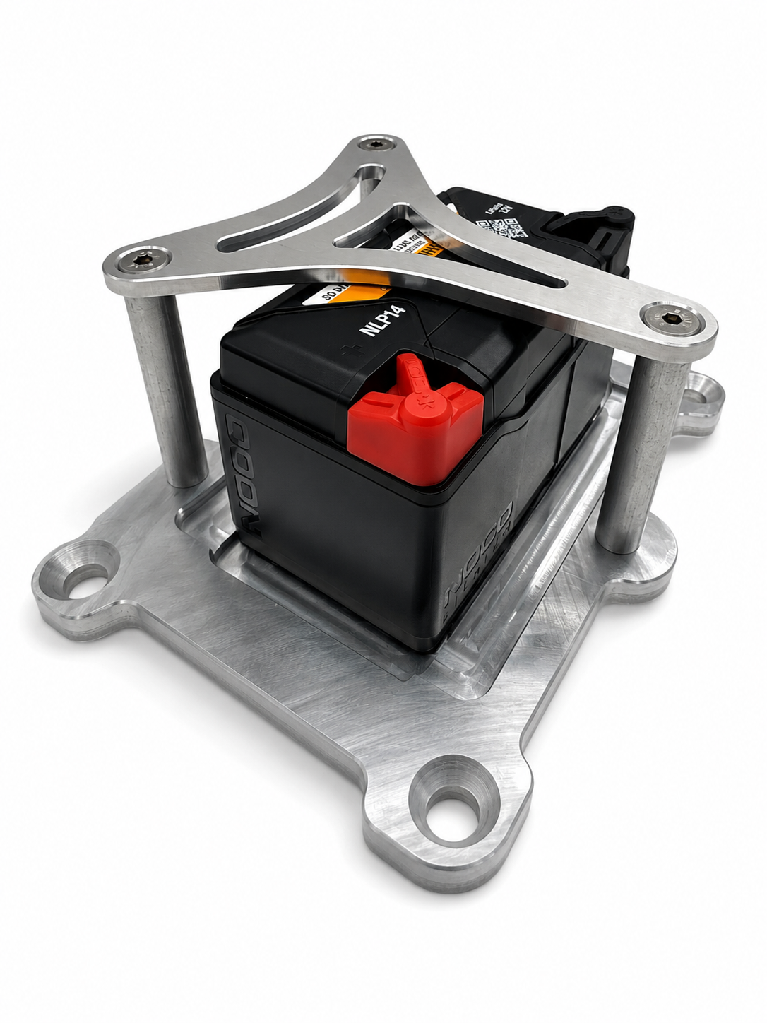 Granatelli NOCO NLP14 Group 14 Lithium Battery Billet Aluminum Battery Tray – 452214