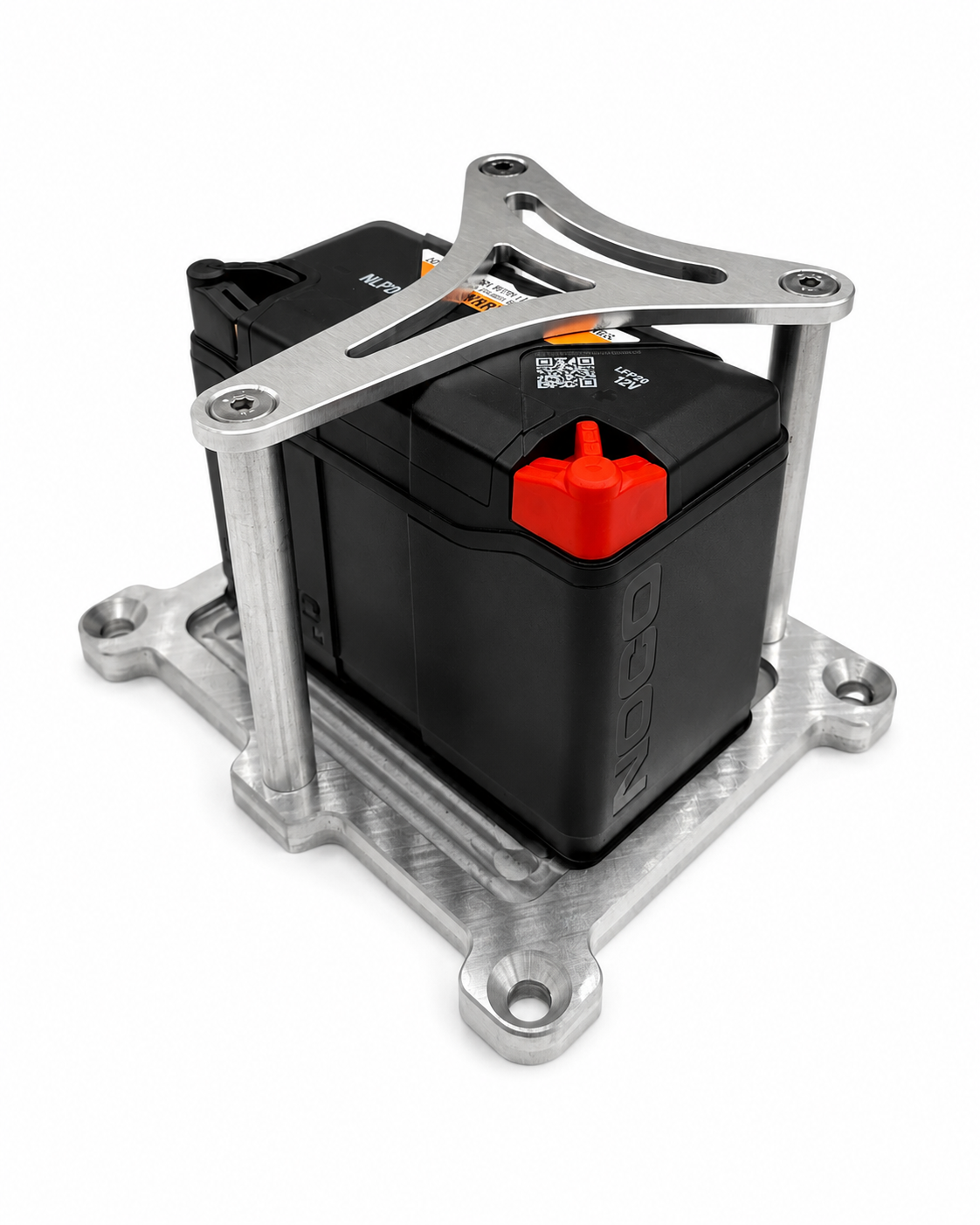 Granatelli NOCO NLP20 Group 20 Lithium Battery Billet Aluminum Battery Tray – 452215