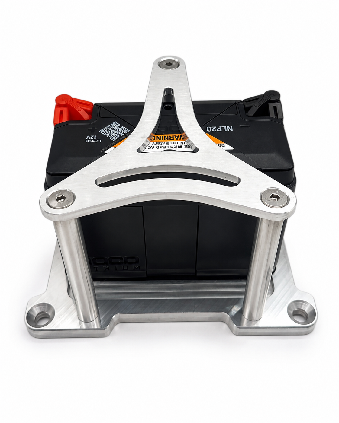 Granatelli NOCO NLP20 Group 20 Lithium Battery Billet Aluminum Battery Tray – 452215