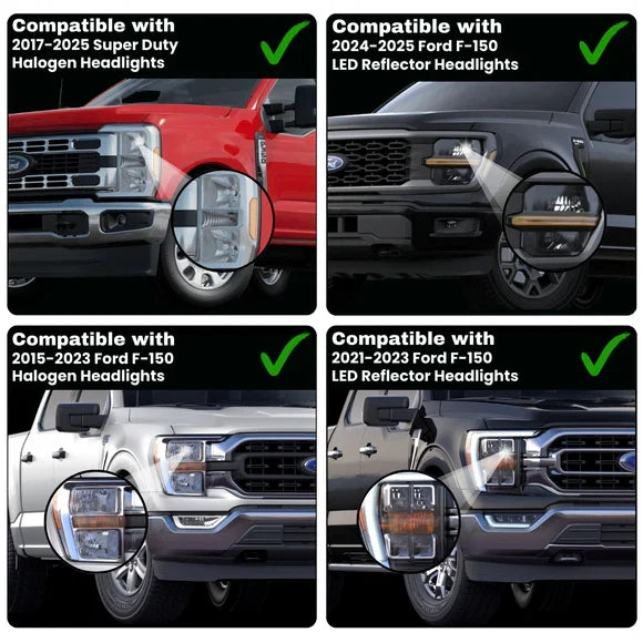 FORD F-SERIES PARKING LIGHTS ADAPTER FOR HEADLIGHTS (2015-2025)
