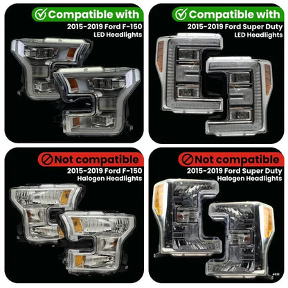 FORD F-SERIES PARKING LIGHTS ADAPTER FOR LED HEADLIGHTS (2015-2019)