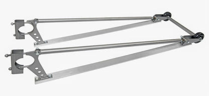 Granatelli 44-Inch Bolt-On Dual Unsprung Wheelie Bar Kit – GMWB19