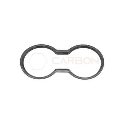 2024+ S650 Mustang Hard Carbon Fiber Cup Holder Trim Cover