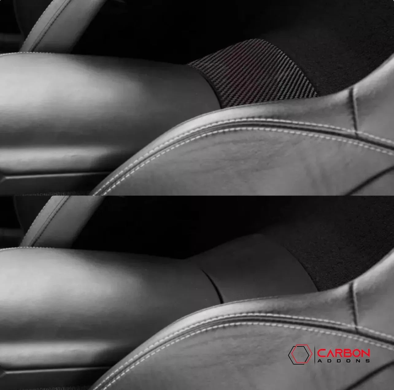C7 Corvette 2014-2019 Rear Center Console Carbon Fiber Overlay