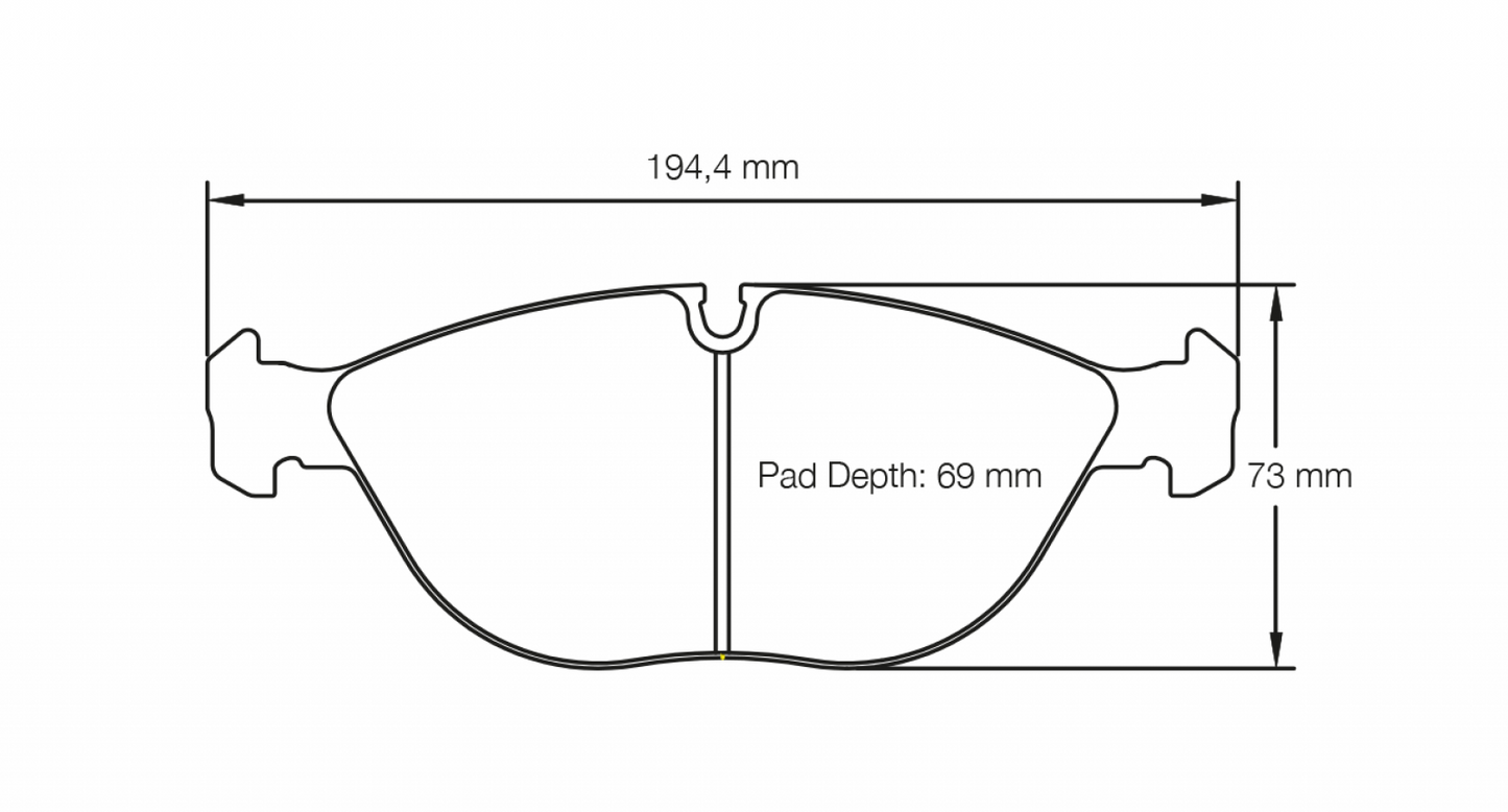 PAGID Racing Pagid Racing 2830 RSL29 Compound Brake Pads 2830-RSL29