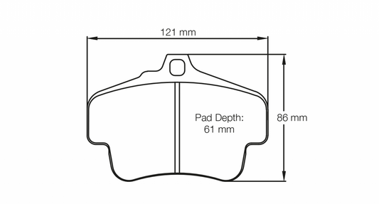 PAGID Racing Pagid Racing 2405 RSL19 Compound Brake Pads 2405-RSL19