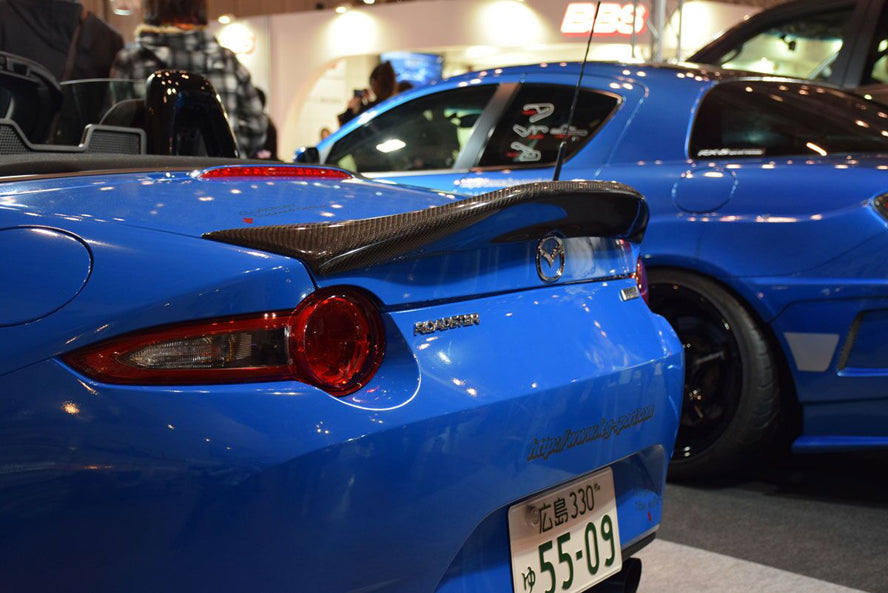 JDMuscle [16+ Mazda Miata ND] Carbon Fiber Duck Bill V1