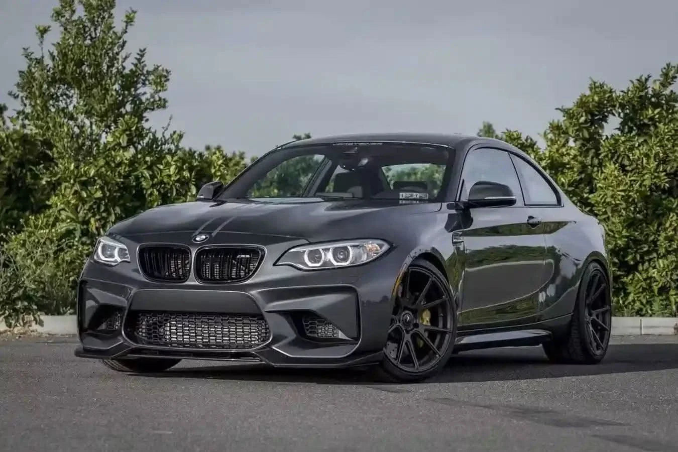 BMW 2 Series F87 M2/M2C K2 Carbon Fiber Front Lip (2016 - 2019)