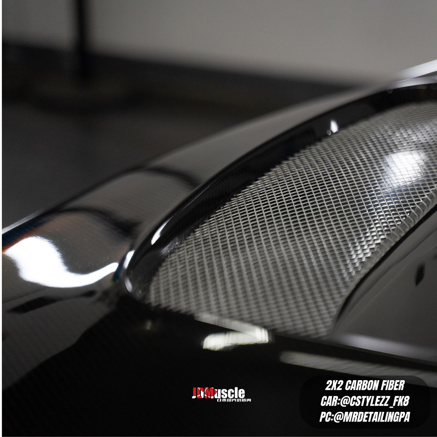 JDMuscle Tanso Carbon Fiber Hood VS Style 2017+ Honda Civic Type R FK8 *Special Order No Cancelations