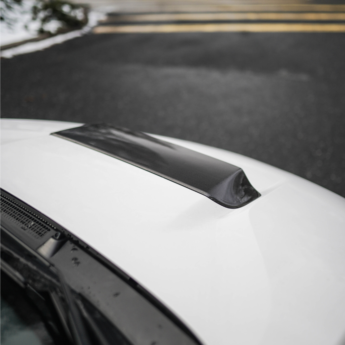 JDMuscle 22-24 Subaru WRX Carbon Fiber Hood Scoop - OE+/ Bulge Style - Return