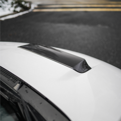 JDMuscle 22-24 Subaru WRX Carbon Fiber Hood Scoop - OE+/ Bulge Style - Return