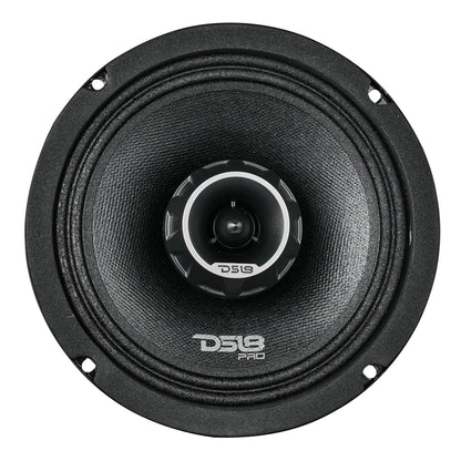 PRO-ZT 6.5" Coaxial Mid-Range Loudspeaker with Water-Resistant Cone Built-in Bullet Tweeter and Grill | 225W RMS 4-Ohm