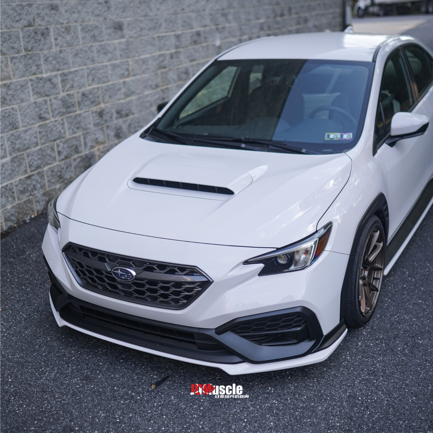 JDMuscle [22-25 WRX] Front Lip | OE+ Style Paint Matched / Gloss Black