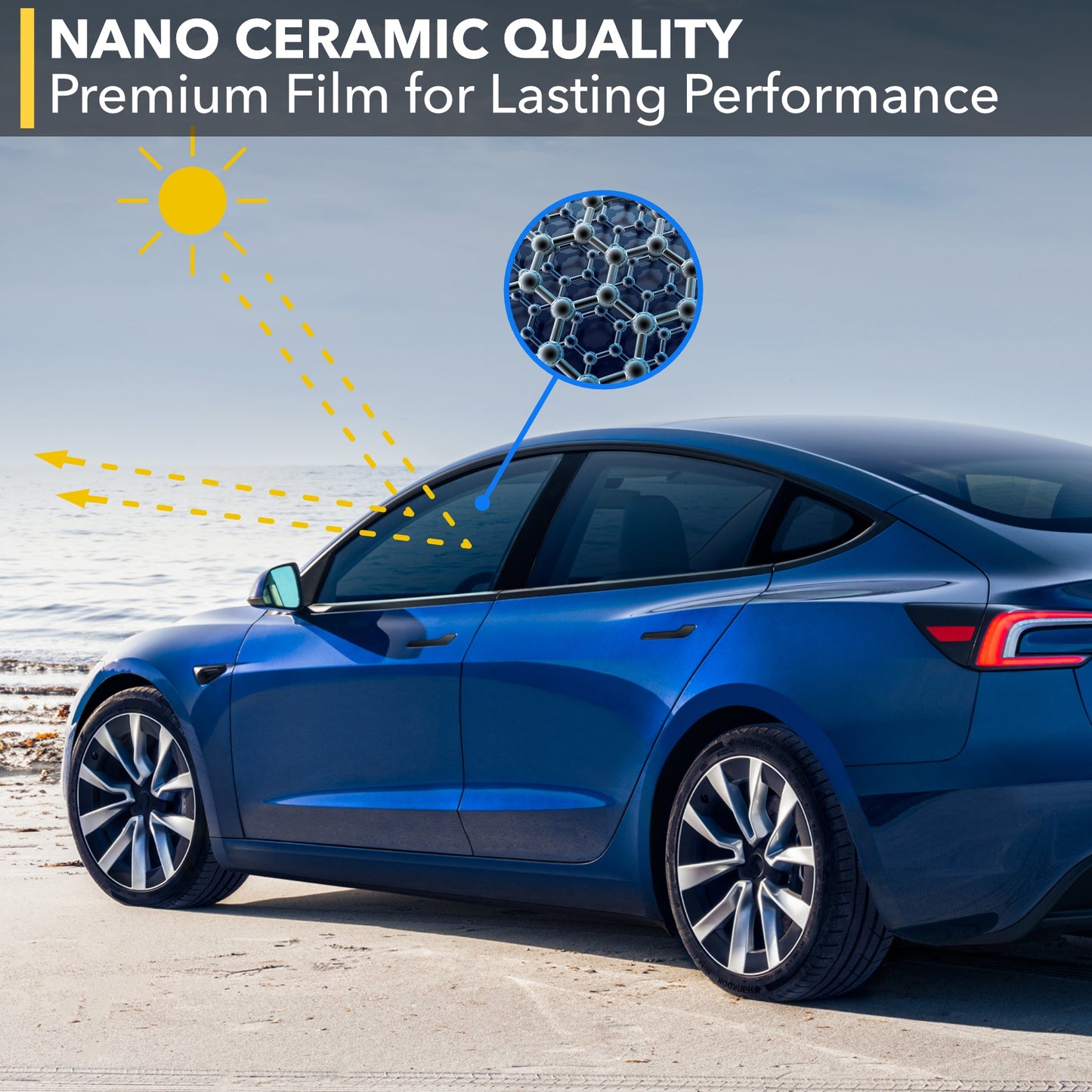 Nano Ceramic Windows Tint | Tesla Model 3 Highland 2024-2026