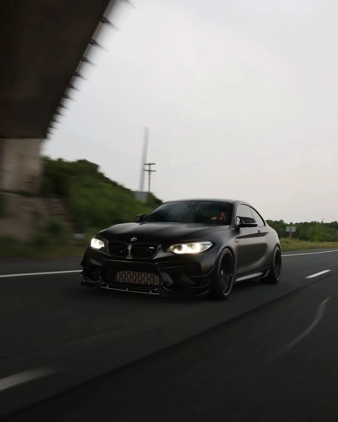 BMW 2 Series F87 M2/M2C K2 Carbon Fiber Front Lip (2016 - 2019)