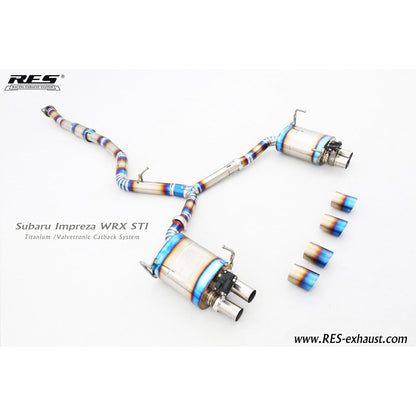 RES X JDMuscle [15-21 WRX/STI] Valvetronic Catback Exhaust MT&CVT