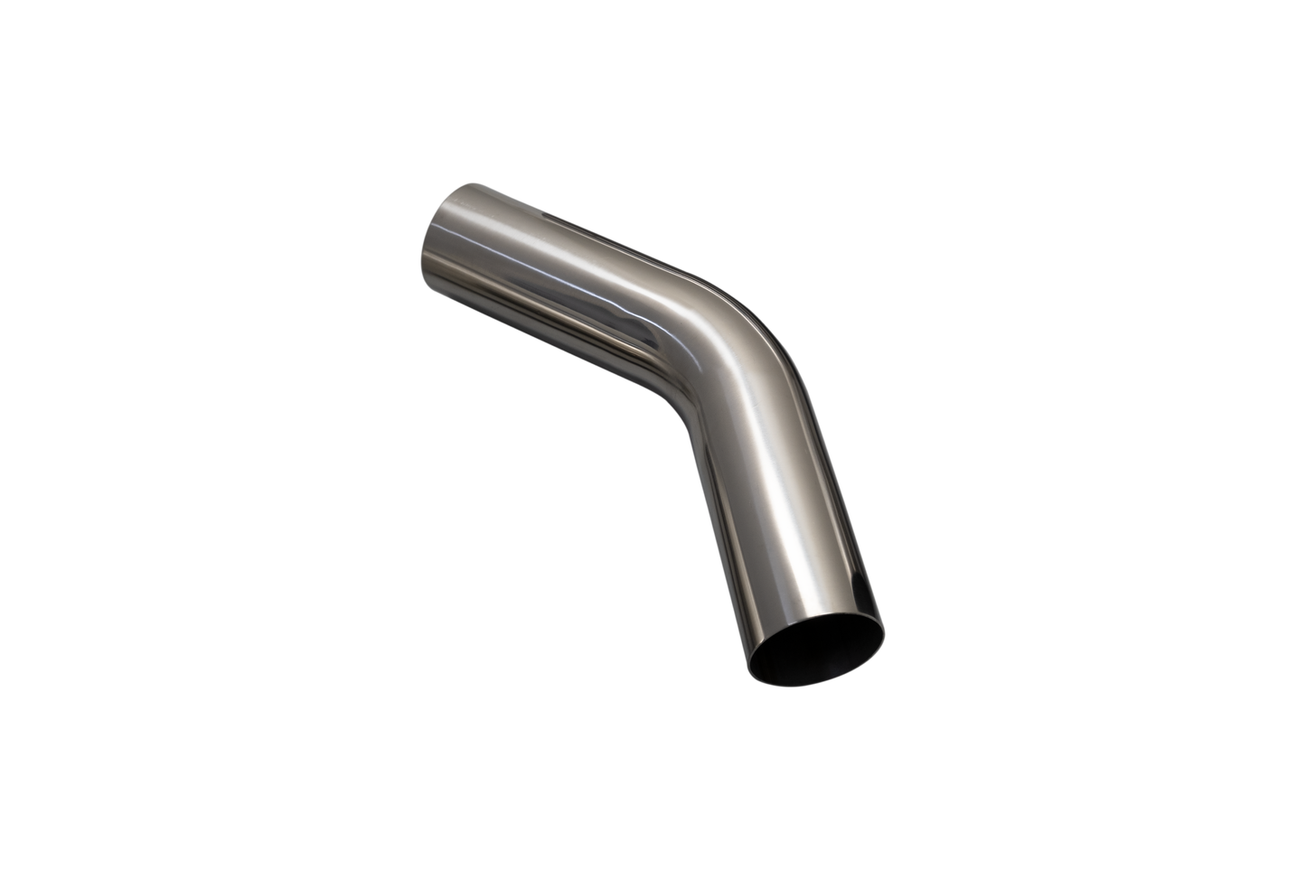 XFORCE Mandrel Bend 304SS Polished 2.25" 45 Degree 1.5D 6" Leg MS225-45