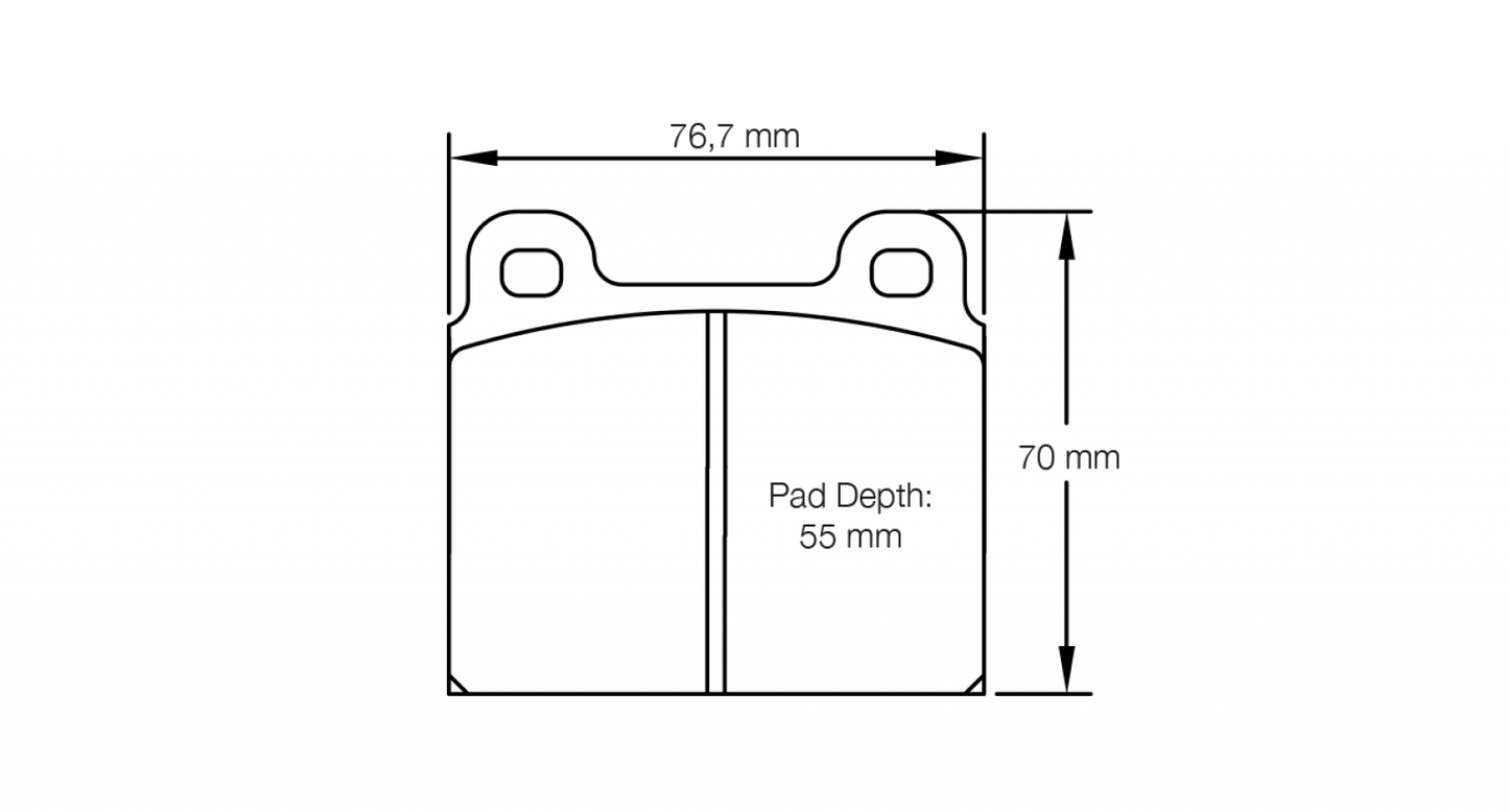 PAGID Racing Pagid Racing 4503 RSH42 Compound Brake Pads 4503-RSH42