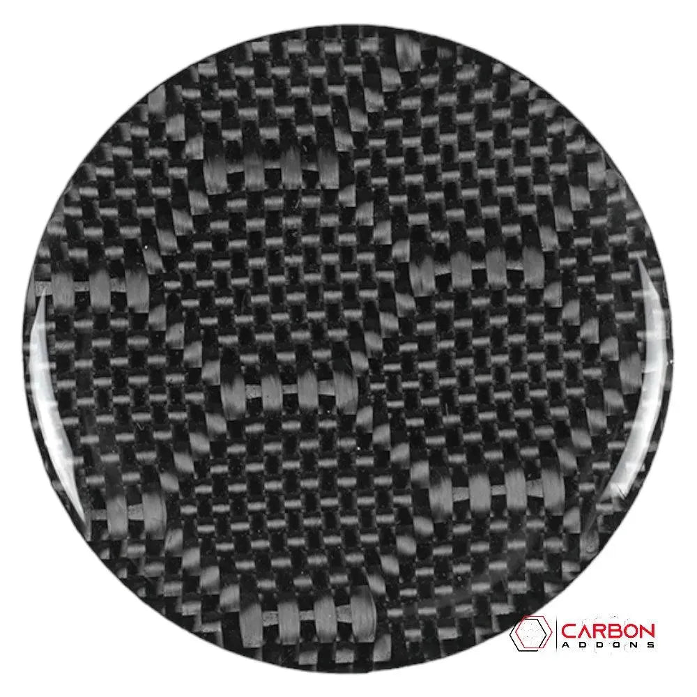 4pcs Carbon Fiber Armrest Panel Overlay for Dodge Challenger 2015-2023