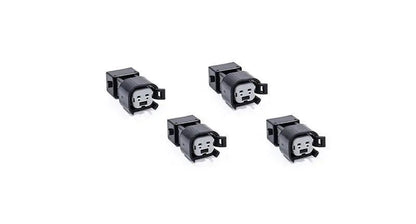4x USCAR EV6 & EV14 Female to EV1 Male Fuel Injector Connectors Adapters VW AUDI