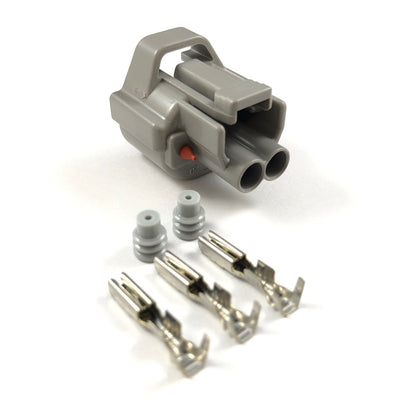 Nippon Denso 2-Pin Fuel Injector Connector Plug Clip Kit ID2000 High Tag