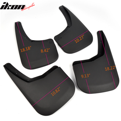 2007-2014 Chevrolet Silverado 1500 4PCS Mud Flaps Splash Guards PP