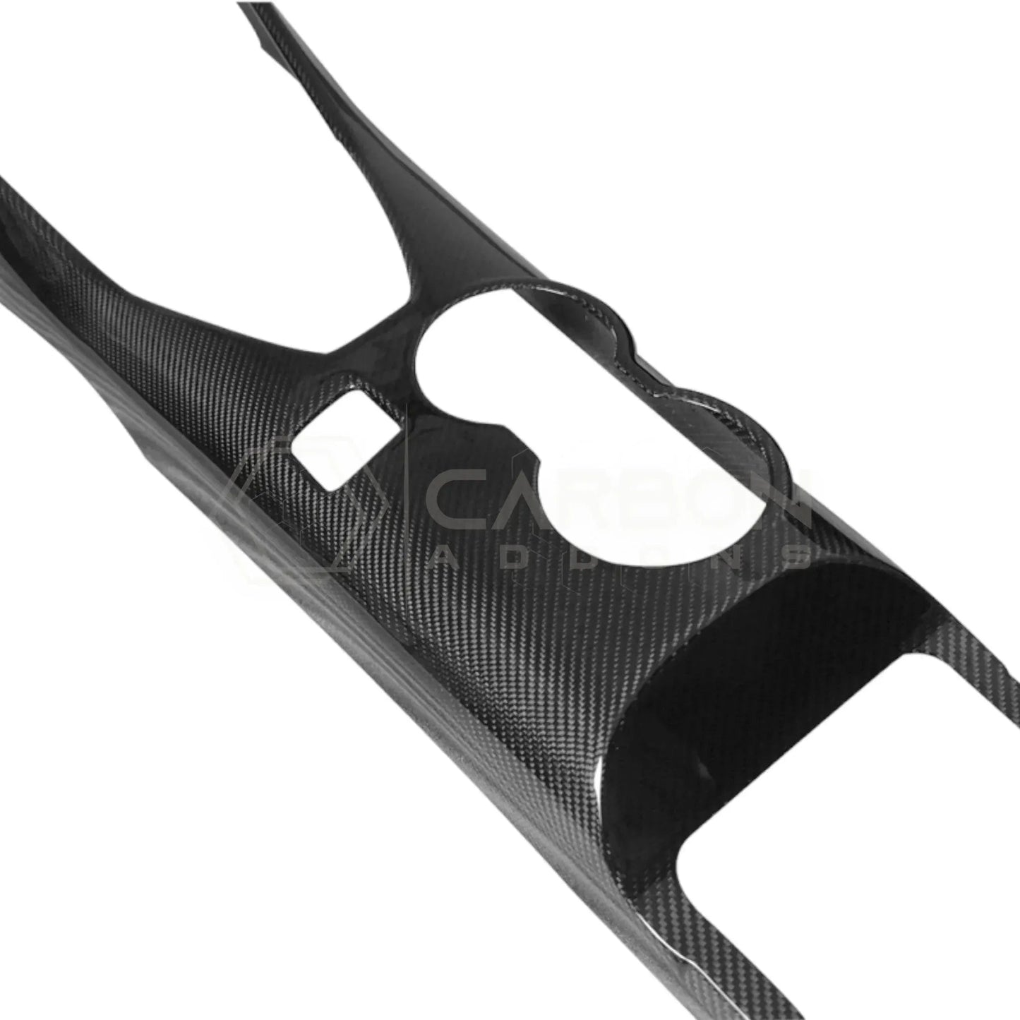 Real Carbon Fiber Center Console Trim Cover for 2024+ Ford Mustang