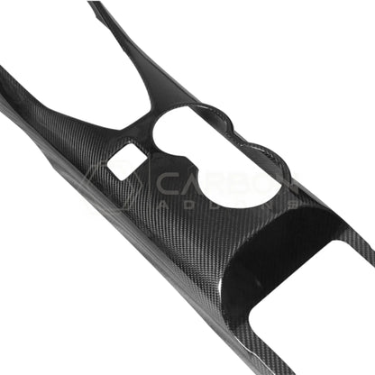 Real Carbon Fiber Center Console Trim Cover for 2024+ Ford Mustang