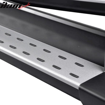 2007-2011 Honda CRV OE Style Black Silver Running Boards Aluminum