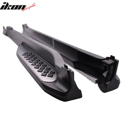 2014-2018 Honda Vezel HRV OE Style Silver Running Boards Aluminum ABS