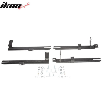 2009-2013 Infiniti FX35 FX50 OE Style Silver Running Board Aluminum