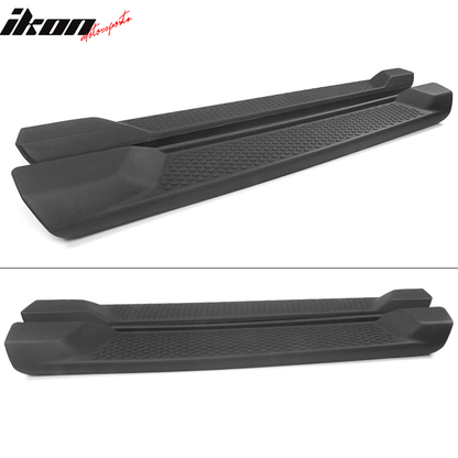 2018-2024 Jeep Wrangler JL 2 Door OE Textured Black Running Boards ABS