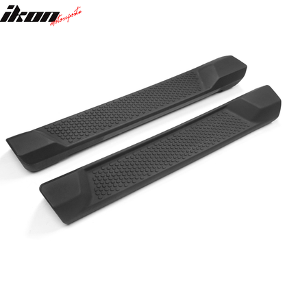 2018-2024 Jeep Wrangler JL 2 Door OE Textured Black Running Boards ABS